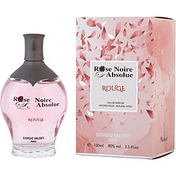 Rose Noire Absolue Rouge By Giorgio Valenti Eau De Parfum Spray 3.3 Oz