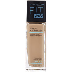 Maybelline Fit Me Matte + Poreless Liquid Foundation - # 120 Classic Ivory --30ml/1oz By Maybelline