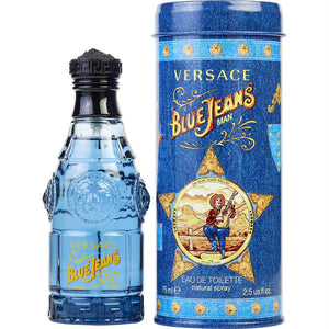Blue Jeans By Gianni Versace Edt Spray 2.5 Oz (new Packaging)