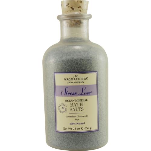 Stress Less Ocean Mineral Bath Salts 23 Oz Blend Of Lavender, Chamomile, And Sage By Aromafloria