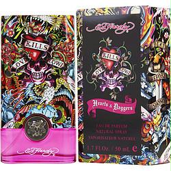 Ed Hardy Hearts & Daggers By Christian Audigier Eau De Parfum Spray 1.7 Oz