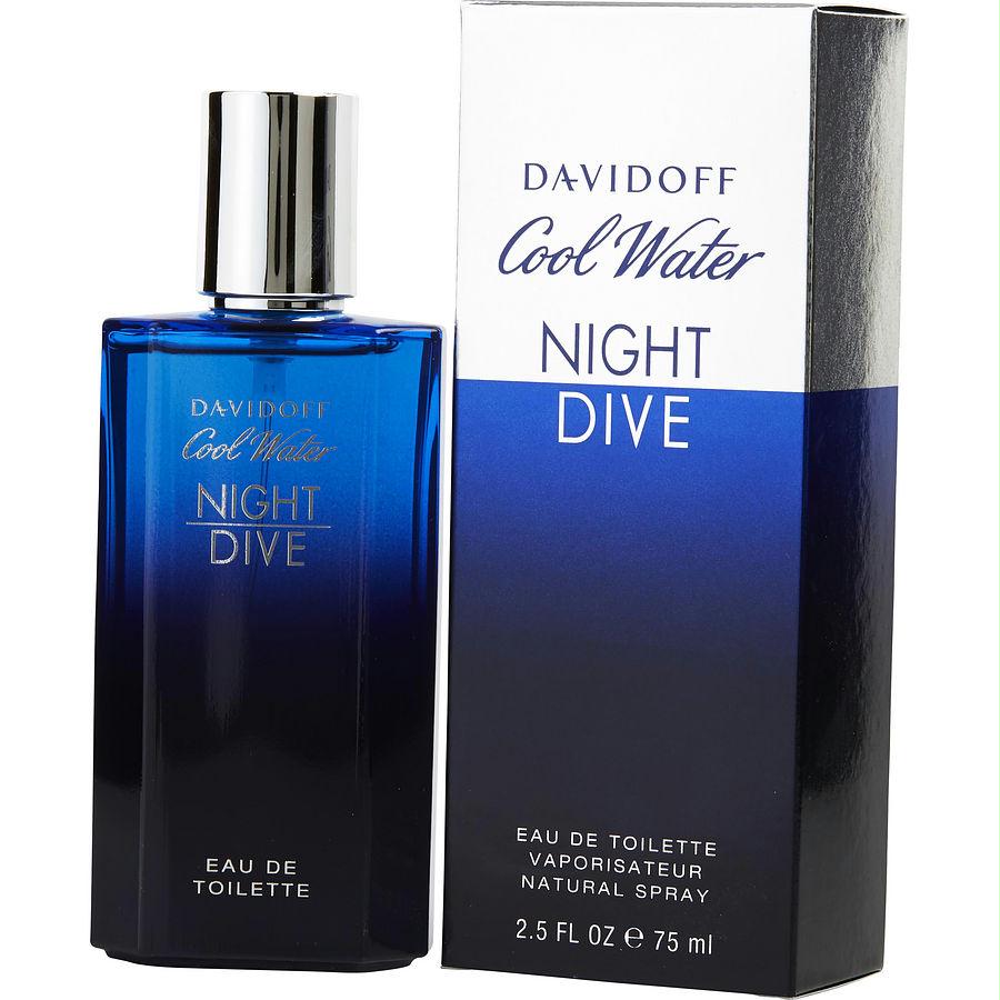 Cool Water Night Dive By Davidoff Edt Spray 2.5 Oz