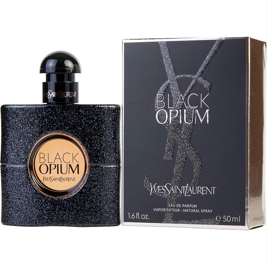 Black Opium By Yves Saint Laurent Eau De Parfum Spray 1.6 Oz