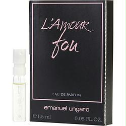 L'amour Fou By Ungaro Eau De Parfum Spray Vial On Card