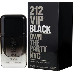 212 Vip Black By Carolina Herrera Eau De Parfum Spray 1.7 Oz